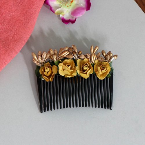 Gold Color Hair Comb Pin