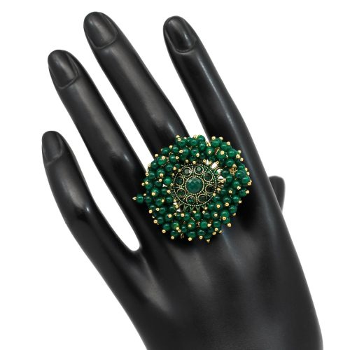 Green Color Finger Rings