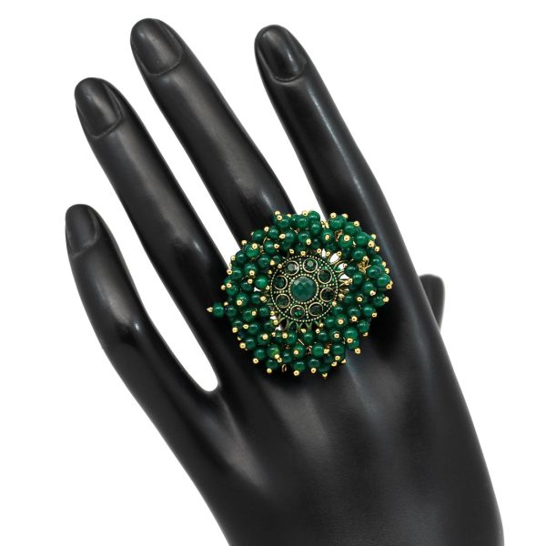 Green Color Finger Rings-0