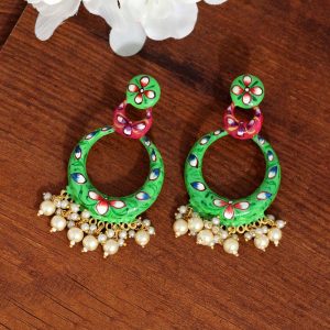 Meenakari Earrings-0