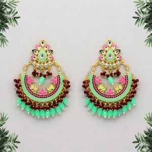 Meenakari Earrings-0