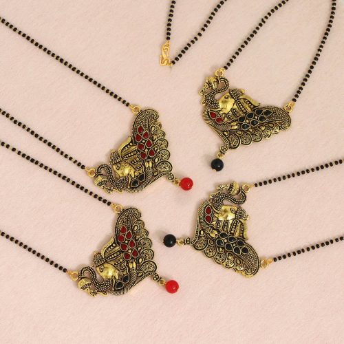 Multi Color 4 Piece Of Mangalsutra Combo