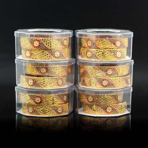 Multi Color 6 Set Of Bangles Combo Size