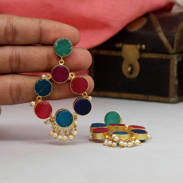 Multi Color Amrapali Earrings-0