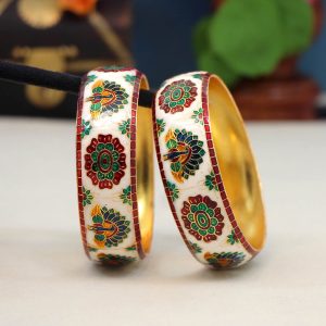 Multi Color Meenakari Bangle Size: 2.10-0