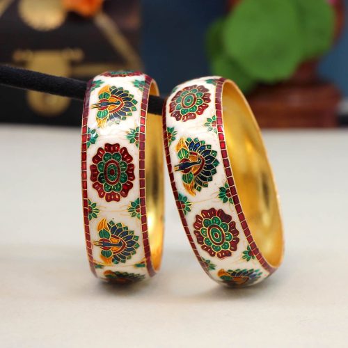 Multi Color Meenakari Bangle Size: 2.10