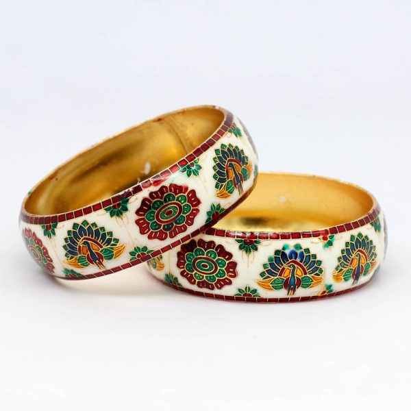 Multi Color Meenakari Bangle Size: 2.10-11745