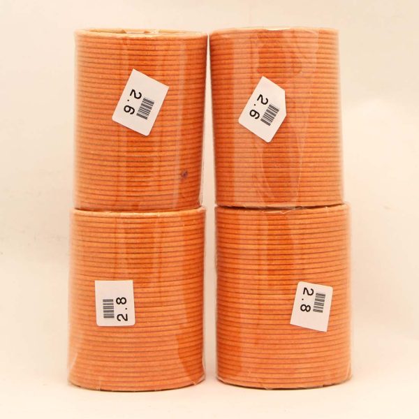 Orange Color 4 Set Of Velvet Fashion Bangles Combo Size-0