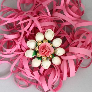 Pink Color Floral Rings-0