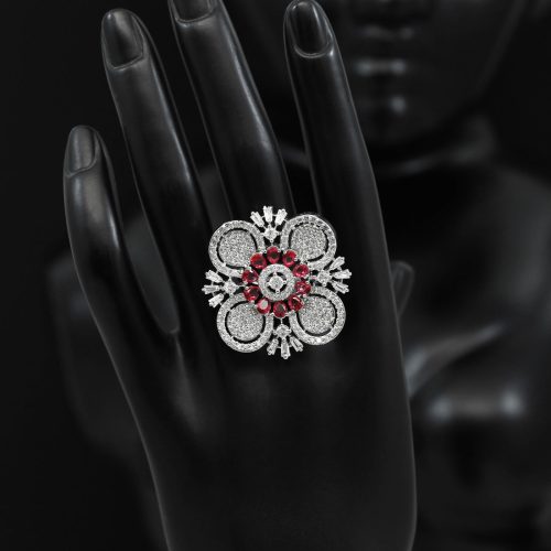 Rani Color American Diamond Finger Ring