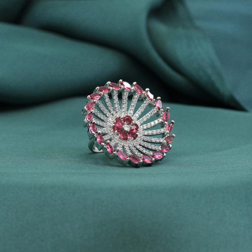 Rani Color American Diamond Finger Ring