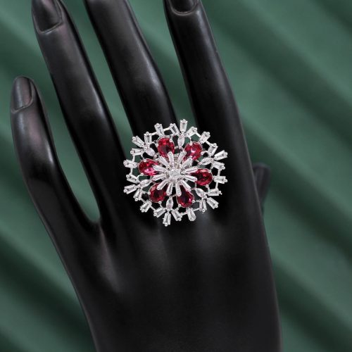 Rani Color American Diamond Finger Ring