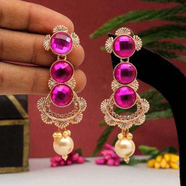 Rani Color Antique Earrings-3275