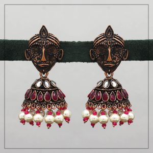 Rani Color Copper Earrings-0