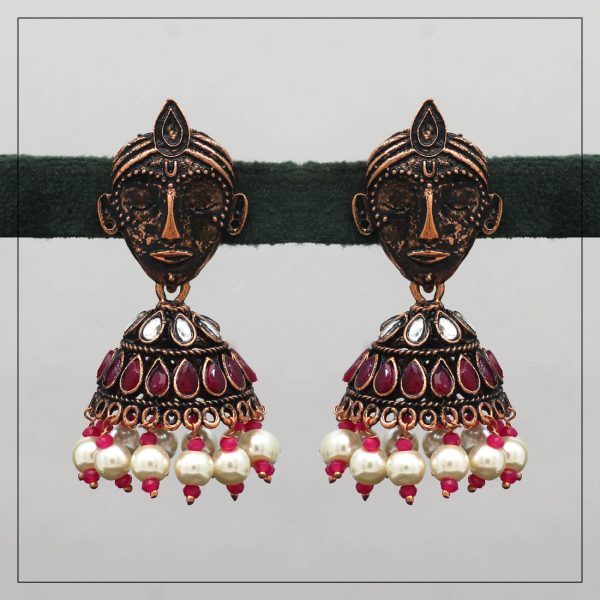 Rani Color Copper Earrings-0