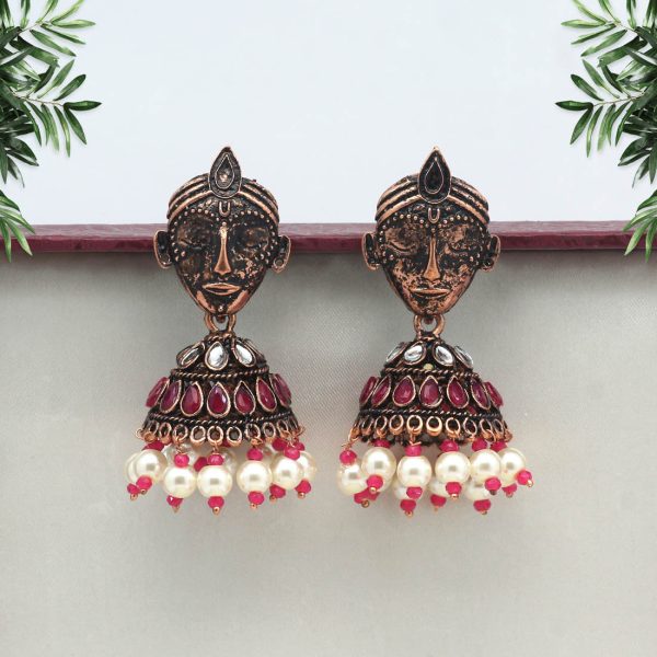 Rani Color Copper Earrings-5956