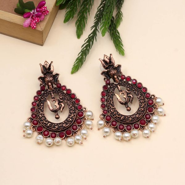 Rani Color Copper Earrings-5964