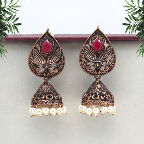 Rani Color Copper Earrings-5968