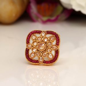 Rani Color Copper Finger Ring-0