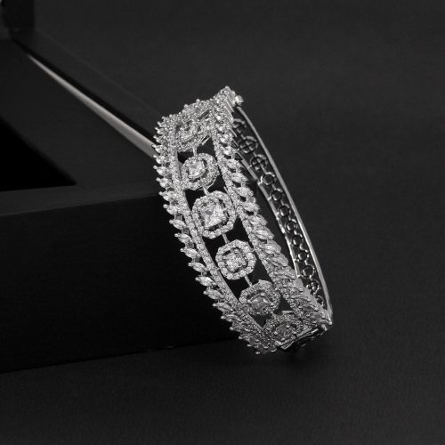 Silver Color American Diamond Bracelet