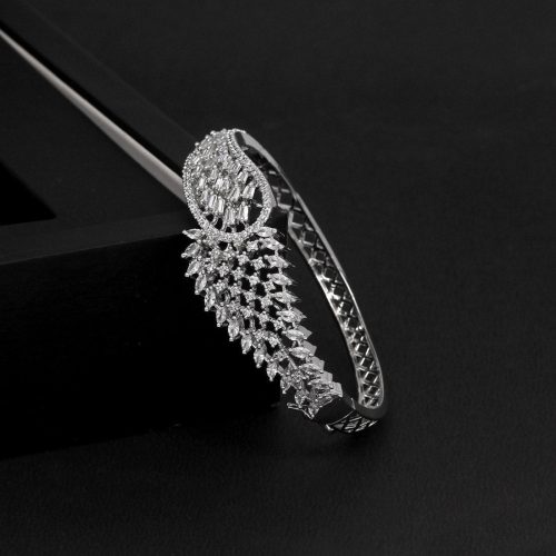 Silver Color American Diamond Bracelet