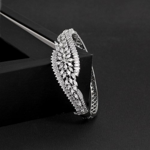 Silver Color American Diamond Bracelet