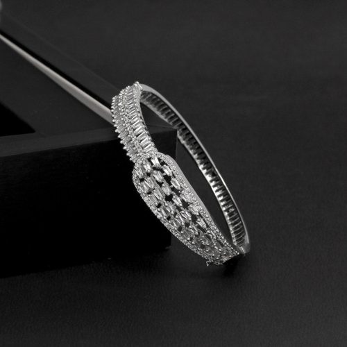 Silver Color American Diamond Bracelet