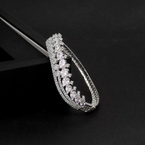 Silver Color American Diamond Bracelet