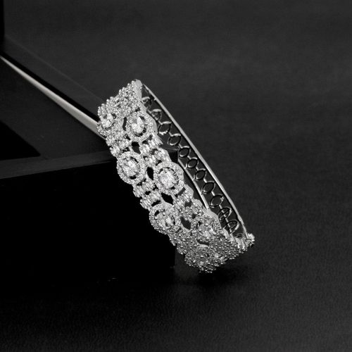 Silver Color American Diamond Bracelet