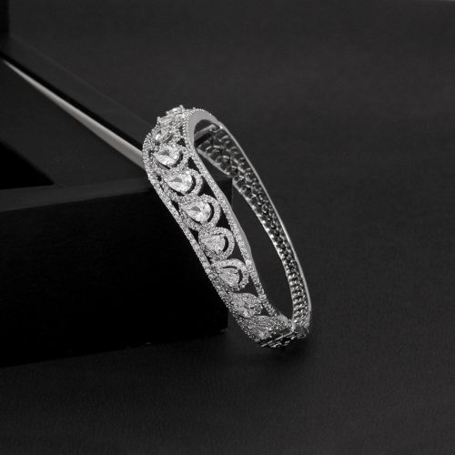 Silver Color American Diamond Bracelet