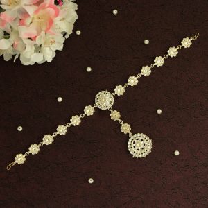 White Color Kundan Matha Patti-0